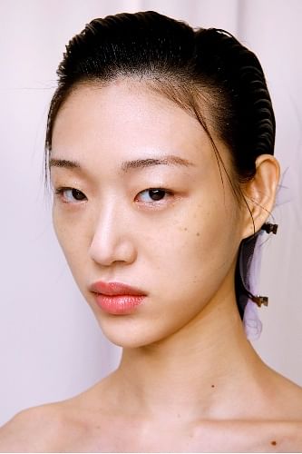 Girl face without makeup