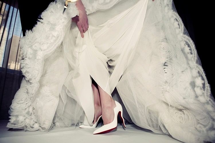 Christian Louboutin Heels At Bridal Fashion Week