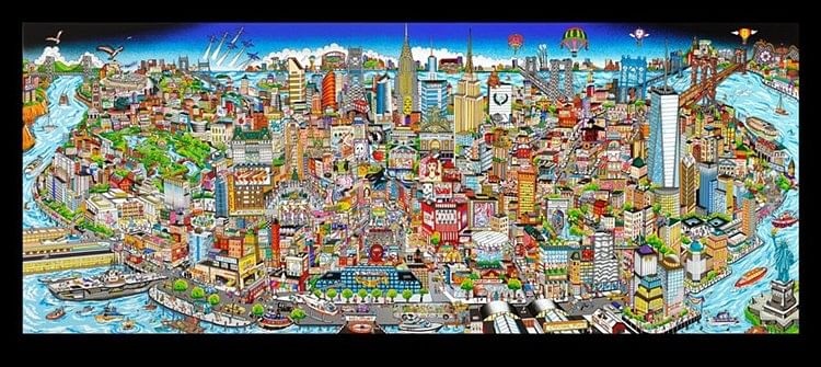 Spot Your Favourite Local Haunts In Artist Charles Fazzinos 3 D Painting Of Singapore 4