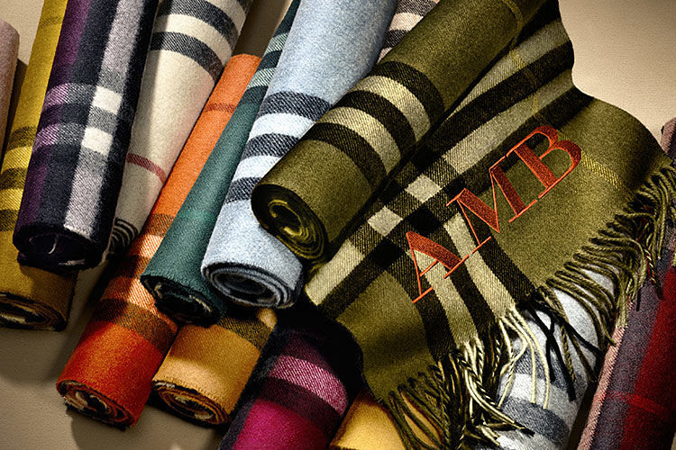 bespoke services burberry scarf
