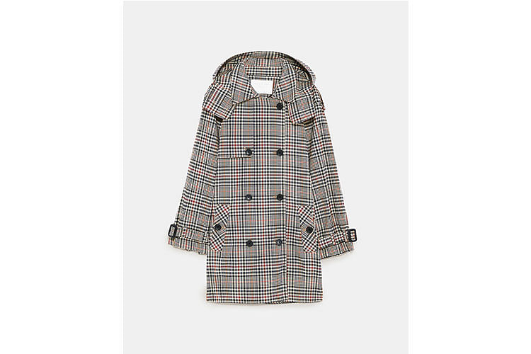 checkered coat